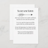 Schwester Einladung (Vorne/Hinten)