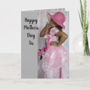 SCHWESTER FABULOUS FRAUEN MOTHERS DAY Karte