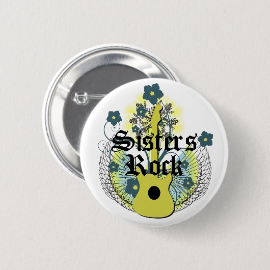 Schwester-Felsenknopf Button (Vorne & Hinten)