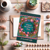 Schwester Floral hört Hübschen einzigartigen Mutte Karte