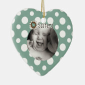 Schwester-Foto-Andenken-Verzierung Keramikornament (Rechts)