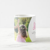 Schwester Foto Geschenk Schwestern Zitat Kaffeetasse (Mittel)