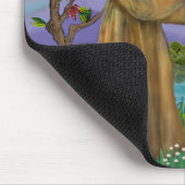 Schwester Frances segnet 5 Katzen Mousepad (Ecke)