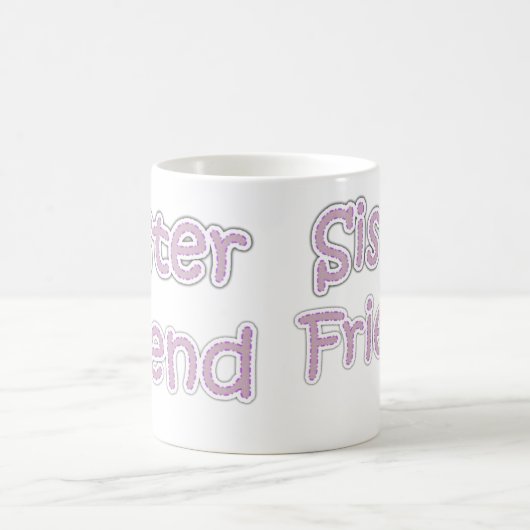 Schwester-Freund Kaffeetasse (Mittel)