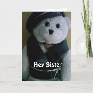 **SCHWESTER** FROHE WEIHNACHTEN (VOM COOLEN TEDDYB KARTE