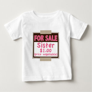 Schwester für Verkaufs-Baby-T-Shirt Baby T-shirt