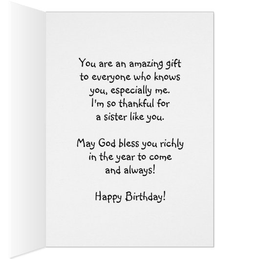 Schwester-Geburtstag, sind Sie solch ein