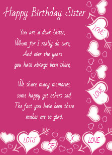 I Liebe Meine Schwester Geschenke Zazzle De