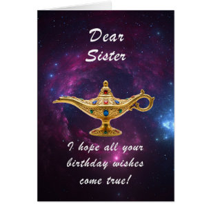 Schwester Geburtstags-Zauberlampe