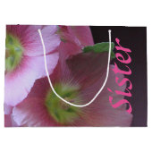 Schwester Gift-Bag Große Geschenktüte (Rückseite)