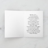 Schwester / Glücklich zum Geburtstag - Gartengarte Karte (Innenseite)