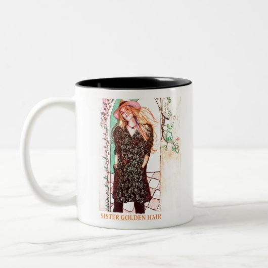 Schwester Golden Hair Zweifarbige Tasse (Links)