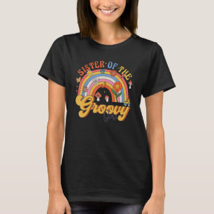 Schwester Groovy one Matching Family 1. Geburtstag T-Shirt
