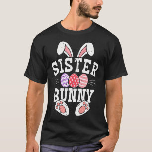 Schwester-Hase Frohe Ostern Matching Familie T-Shirt