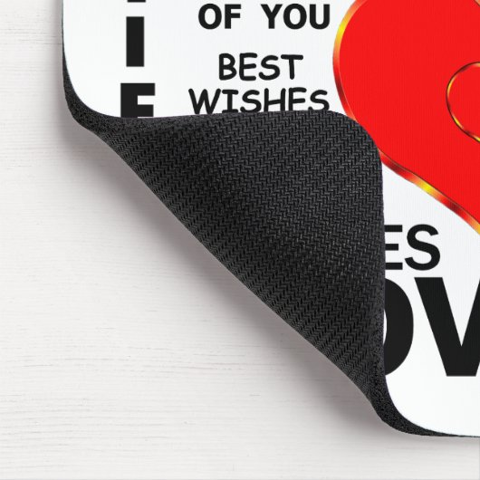 Schwester I Liebe You Mousepad (Ecke)