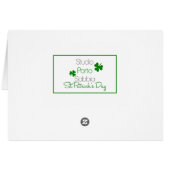 Schwester im Law Happy St. Patrick's Day (Rückseite Horizontal)