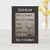 "SCHWESTER IN LAGE" SIE VERDIENEN DEN BESTEN GEBUR KARTE (Gelbe Blume)