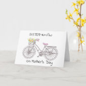 *SCHWESTER IN LAW* AUF DER KARTE "MUTTER'S DAY" (Gelbe Blume)