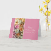 Schwester in Law Happy Mother's Day Rose Card Karte (Gelbe Blume)