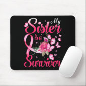 Schwester ist ein Geschwätz-Brustkrebsgeschenk Mousepad (Mit Mouse)