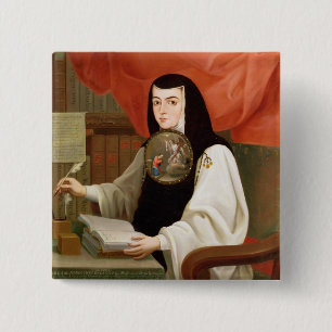Schwester Juana Ines de la Cruz Button