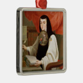 Schwester Juana Ines de la Cruz Ornament Aus Metall (Rechts)