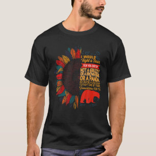 Schwester kämpfen einen Bären für Sie Schwester ni T-Shirt