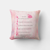 Schwester-Kissen-Gedicht Kissen (Vorderseite)