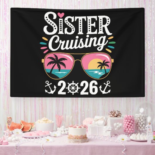 Schwester Kreuzfahrt 2026 Banner (Party)
