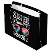 Schwester Kreuzfahrt 2026 Große Geschenktüte (Rückseite Schrägansicht)