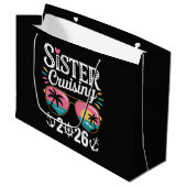Schwester Kreuzfahrt 2026 Große Geschenktüte (Vorderseite Schrägansicht)