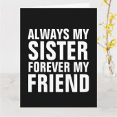 SCHWESTER LIEBE SIE GREETKARTEN KARTE (Gelbe Blume)