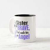 Schwester-Magen-Krebs des Engels-1 Zweifarbige Tasse (Vorderseite Links)