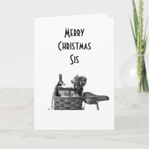 SCHWESTER-MERRY-CHRISTMAS UND LIEBE DES GANZJAHRES FEIERTAGSKARTE