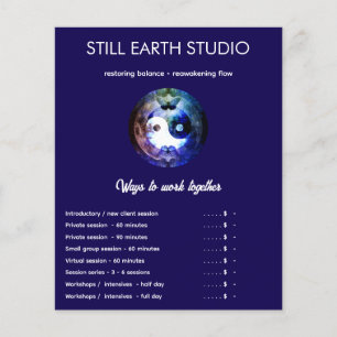 Schwester Mond   Yin Yang Design Flyer