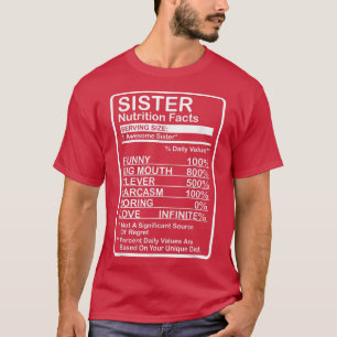 Schwester Nährwertangaben T-Shirt