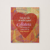 Schwester nebeneinander puzzle (Vertikal)