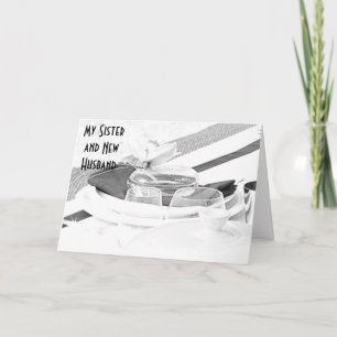 SCHWESTER/NEUES HUSBAND AM WOHNTAG KARTE