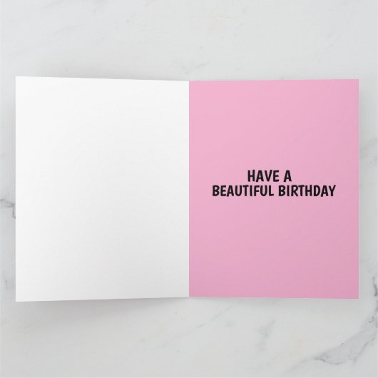 SCHWESTER NIEDLICH GINGER KATZGEBURTSTAGKARTE KARTE (Innenseite)