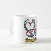Schwester-Pflegeberuf-Tasse Kaffeetasse (Vorderseite Links)