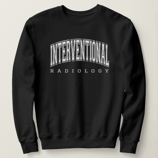 Schwester/Pfleger der interventionellen Radiologie Sweatshirt (Design vorne)