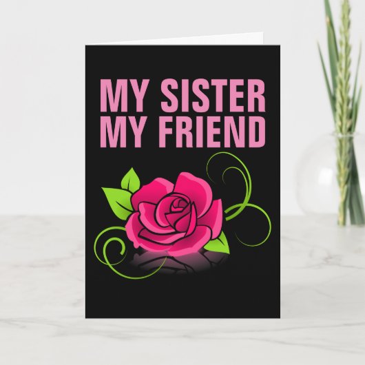 SCHWESTER ROSE LIEBT DICH KARTEN (Vorderseite)