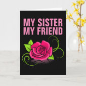 SCHWESTER ROSE LIEBT DICH KARTEN (Gelbe Blume)