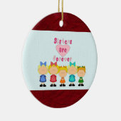 Schwester-runde Verzierung Keramik Ornament (Rechts)