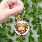 Schwester Segen Blumen Schlüsselanhänger (Hand)