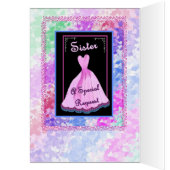 SCHWESTER - seien Sie unser Hochzeits-Leser - (Innen (Links))