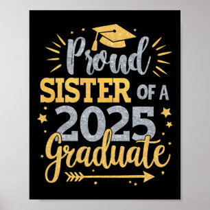 Schwester Senior 2025 Stolz Schwester eines Cl von Poster