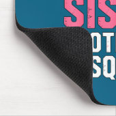 Schwester Sicherheit Kleiner Schutztrupp Spaß Mousepad (Ecke)