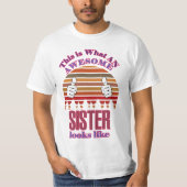 Schwester sieht aus wie T-Shirt (Vorderseite)