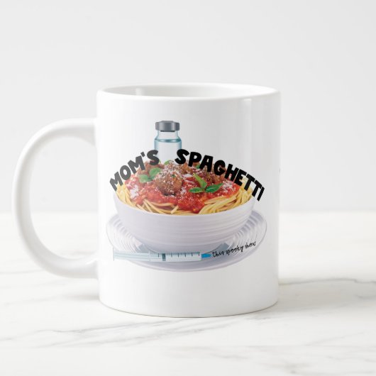 Schwester Spaghetti Jumbo-Tasse (Links)